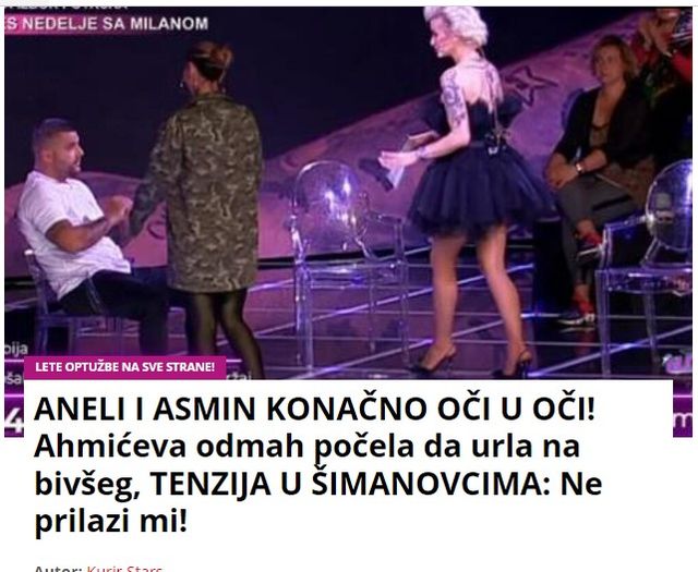 ANELI I ASMIN KONAČNO OČI U OČI! Ahmićeva odmah počela da urla na bivšeg, TENZIJA U ŠIMANOVCIMA: Ne prilazi mi!