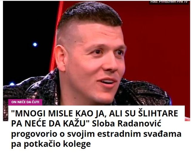 “MNOGI MISLE KAO JA, ALI SU ŠLIHTARE PA NEĆE DA KAŽU” Sloba Radanović progovorio o svojim estradnim svađama pa potkačio kolege