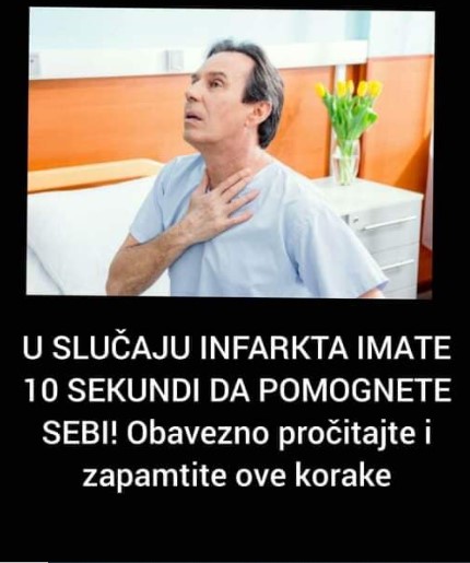 OVO MORATE DA ZNATE: Evo kako da preživite infarkt ako ste sami