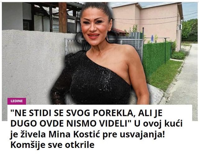 “NE STIDI SE SVOG POREKLA, ALI JE DUGO OVDE NISMO VIDELI” U ovoj kući je živela Mina Kostić pre usvajanja! Komšije sve otkrile