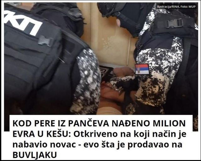 KOD PERE IZ PANČEVA NAĐENO MILION EVRA U KEŠU: Otkriveno na koji način je nabavio novac – evo šta je prodavao na BUVLJAKU