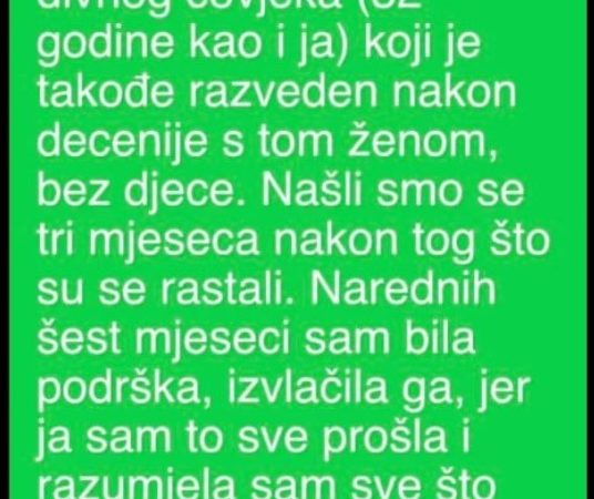 “Razvela sam se, vratila se kući s djetetom”