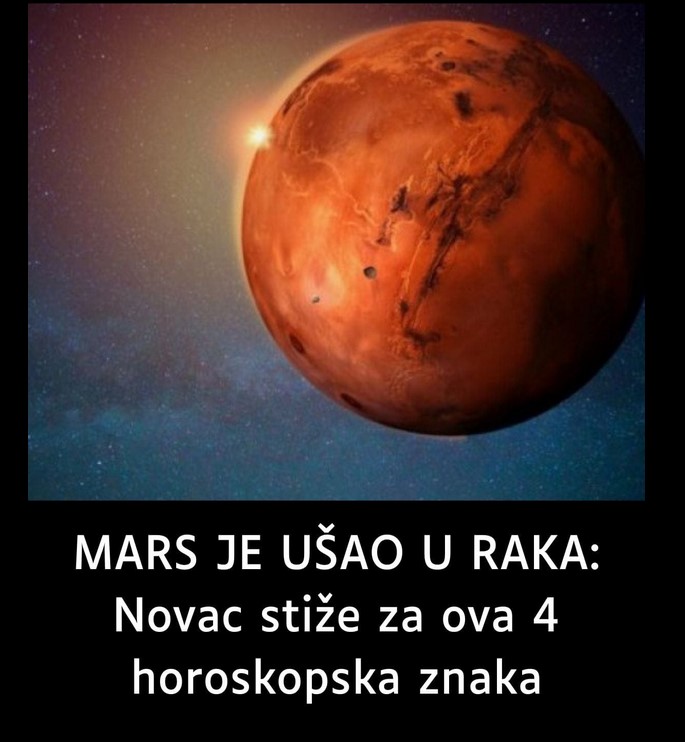 MARS JE UŠAO U RAKA: Novac stiže za ova 4 horoskopska znaka