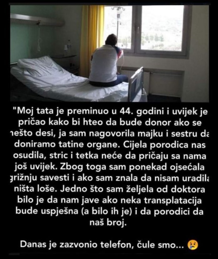 “Moj tata je preminuo u 44. godini”