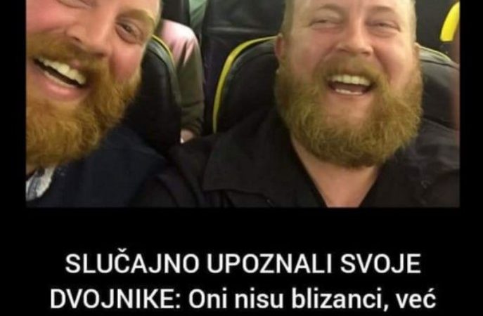 SLUČAJNO UPOZNALI SVOJE DVOJNIKE: Oni nisu blizanci, već potpuni stranci, a sličnost je nevjerovatna