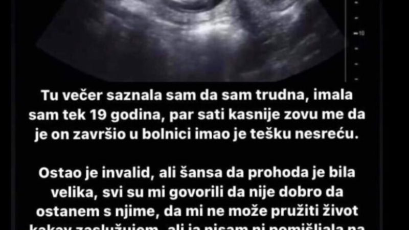 “Tu sam večer saznala da sam trudna”