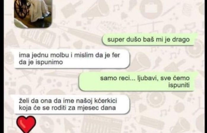 SVEKRVA JE U BOLNICI I MOM MUŽU JE DALA PAPIRIĆ SA IMENOM KOJE ĆEMO DATI NAŠOJ KĆERKI: Kad sam vidjela koje IME PIŠE, nije mi bilo dobro, NEMA ŠANSE