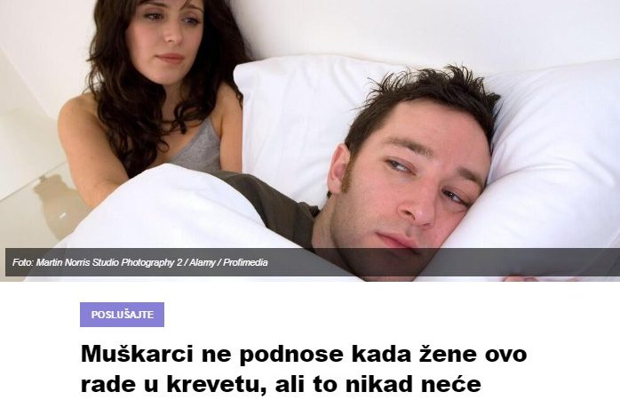 Muškarci ne podnose kada žene ovo rade u krevetu, ali to nikad neće priznati: Bukvalno ih je sramota da kažu