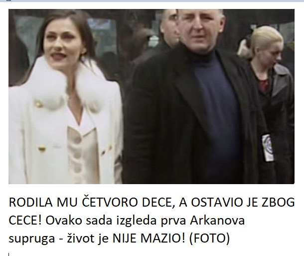 RODILA MU ČETVORO DECE, A OSTAVIO JE ZBOG CECE! Ovako sada izgleda prva Arkanova supruga – život je NIJE MAZIO! (FOTO)