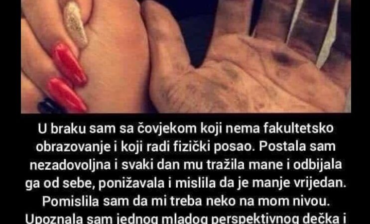 “Moj suprug nema fakultet”