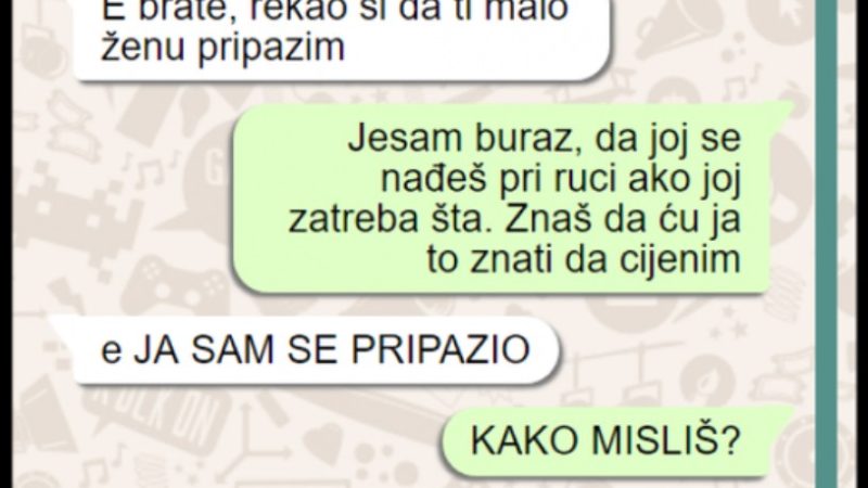 RADIM U NJEMAČKOJ, PA SAM ZAMOLIO DRUGA DA MI PRIPAZI ŽENU: Danas mi je stigla OVA SLIKA, SRCE MI JE STALO – EVO ŠTA ONA RADI