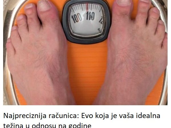 Najpreciznija računica: Evo koja je vaša idealna težina u odnosu na godine