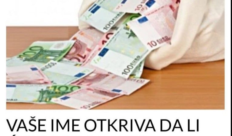 VAŠE IME OTKRIVA DA LI ĆETE BITI BOGATI, PROVJERITE: Evo kako