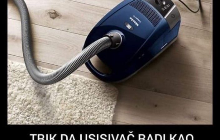 TRIK DA USISIVAČ RADI KAO NOV: Mnogi ga bacaju, a ne znaju za OVU CAKU! Trik da bolje usisava bez pregrijavanja