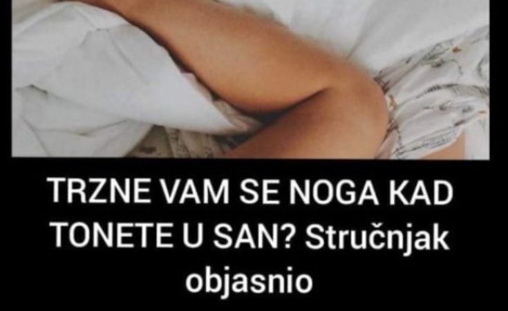 TRZNE VAM SE NOGA KAD TONETE U SAN? Stručnjak objasnio: Evo šta je u pitanju i zašto vam se to događa