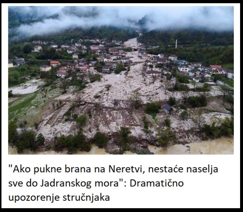 “Ako pukne brana na Neretvi, nestaće naselja sve do Jadranskog mora”: Dramatično upozorenje stručnjaka