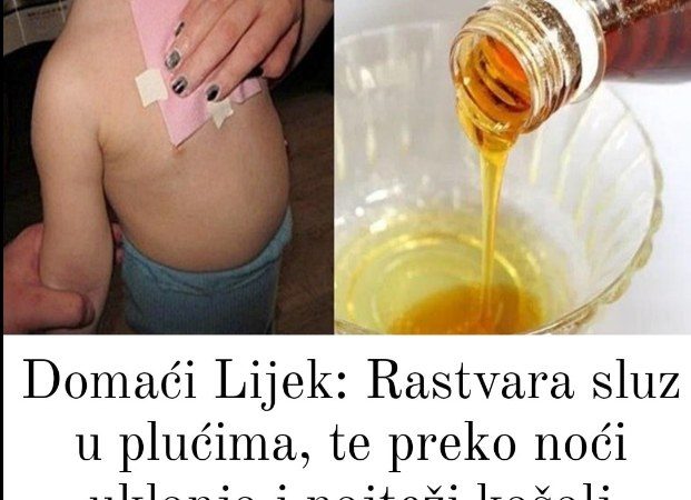 Domaći Lijek: Rastvara sluz u plućima, te preko noći uklanja i najtežI kašalj