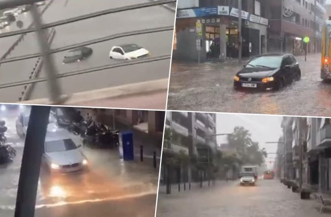 POTOPLJENA I BARSELONA, UPALJEN CRVENI ALARM! Katalonske vlasti proglasile “ekstremnu opasnost”, kiša ne prestaje da pada (FOTO, VIDEO)