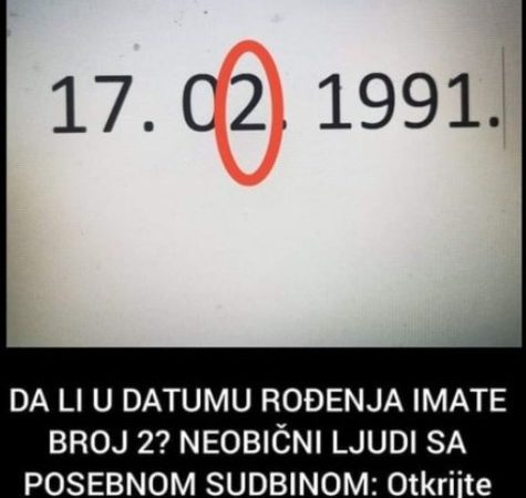 DA LI U DATUMU ROĐENJA IMATE BROJ 2? NEOBIČNI LJUDI SA POSEBNOM SUDBINOM: Otkrijte kakvu budućnost donosi!