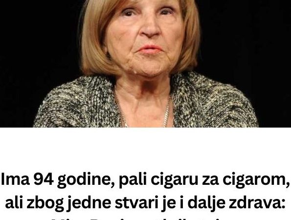 Ima 94 godine, pali cigaru za cigarom, ali zbog jedne stvari je i dalje zdrava: Mira Banjac otkrila tajnu dugovečnosti!