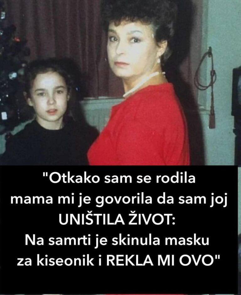 „Otkako sam se rodila mama mi je govorila da sam joj UNIŠTILA ŽIVOT: Na samrti je skinula masku za kiseonik i REKLA MI OVO“