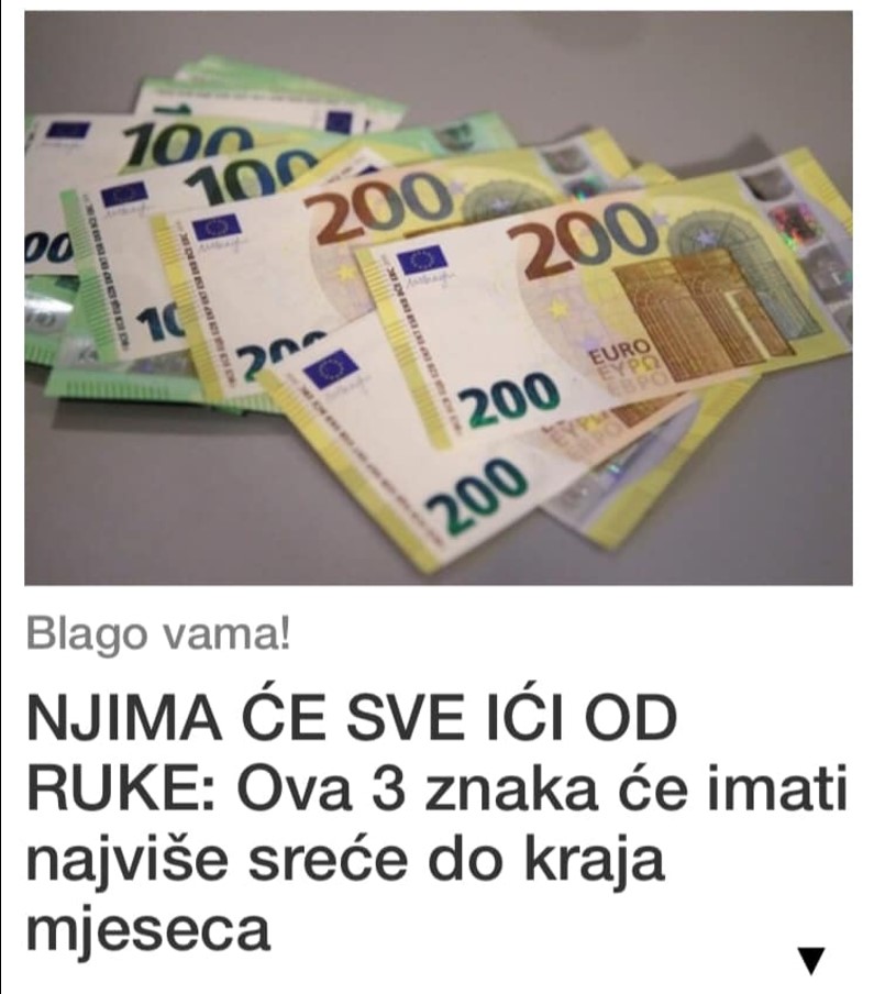 NJIMA ĆE SVE IĆI OD RUKE: Ova 3 znaka će imati najviše sreće do kraja mjeseca