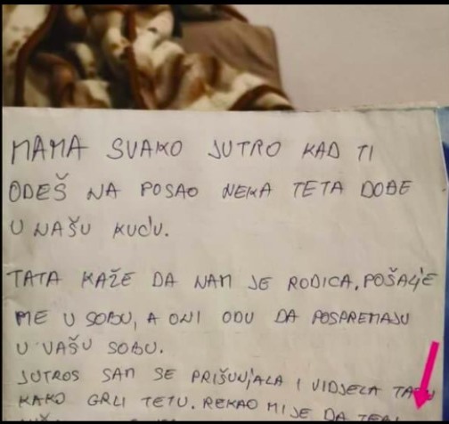 POSLIJE POSLA NA STOLU ME DOČEKALA PORUKA OD KĆERKE: Kad sam vidjela šta se desilo na kraju ZAPLAKALA SAM, razvodim se!