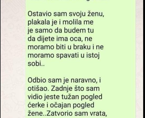 ‘Upoznao sam lijepu djevojku’