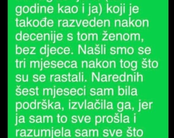 “Razvela sam se, vratila se kući s djetetom”