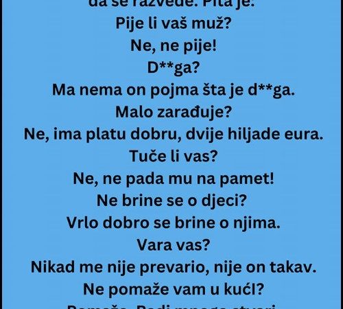 VIC: Razgovara advokat s klijentkinjom koja želi da se razvede