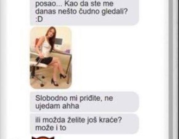 MOJ ŠEF JE ISTO GODIŠTE KAO I JA, DANAS SAM MU POSLALA OVU SLIKU: Kad mi je stigao ODGOVOR, PROPALA SAM U ZEMLJU