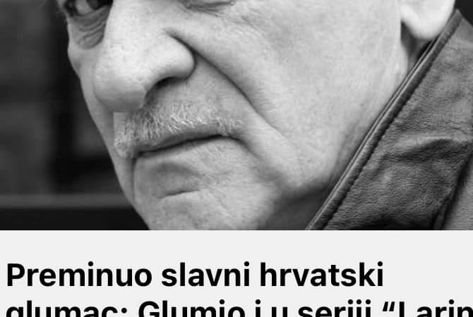 Preminuo slavni hrvatski glumac: Glumio i u seriji “Larin izbor”