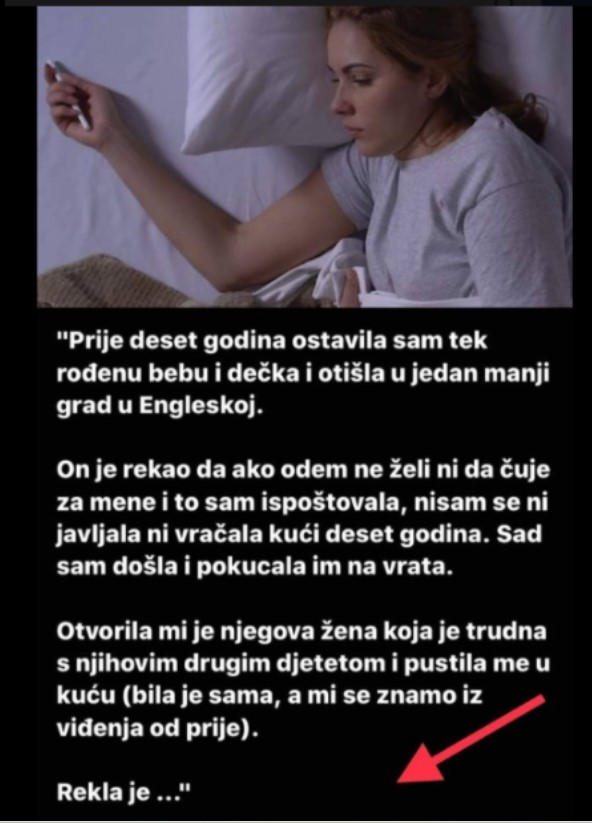 “Otvorila mi je njegova žena koja je trudna…”