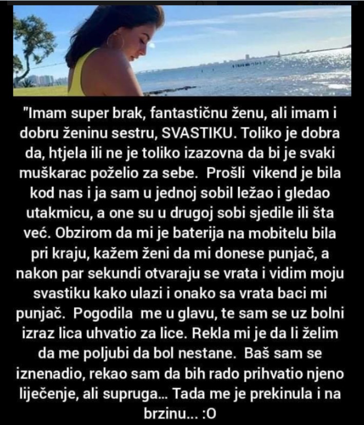 “Imam super brak, fantastičnu ženu”