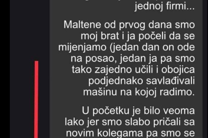 IMAM BRATA BLIZANCA: Kad sam se zaposlio u jednoj firmi, NAPRAVIO MI JE OGROMAN PROBLEM