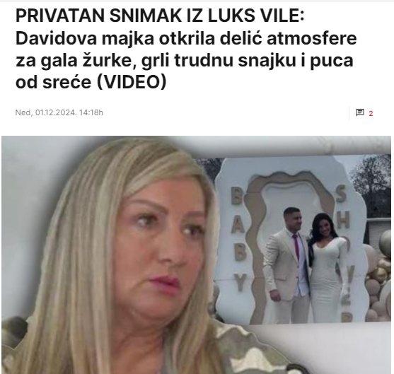 BILJANA DRAGOJEVIĆ OBJAVILA PRIVATAN SNIMAK IZ LUKS VILE: Davidova majka otkrila delić atmosfere za gala žurke, grli trudnu snajku i puca od sreće (VIDEO)