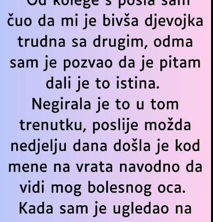 “Od kolege s posla sam čuo da mi je bivša djevojka trudna sa drugim…”