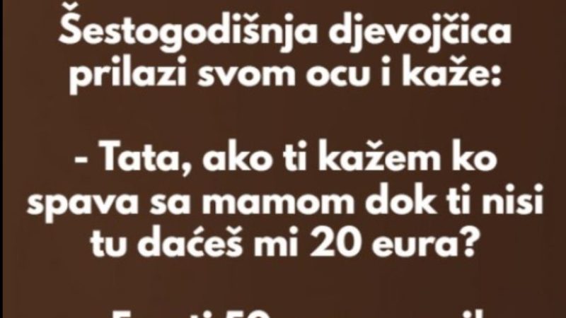 VIC DANA: Ko spava s mamom?