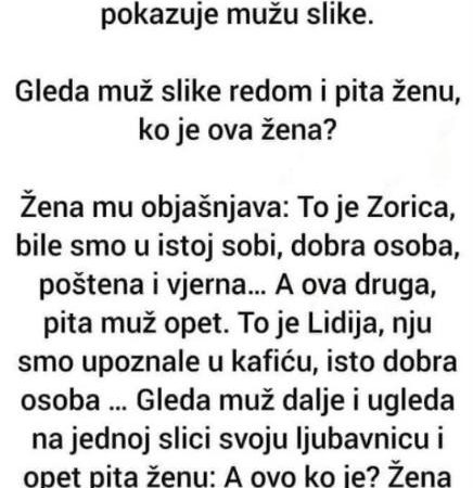 ŠALJIVO: “Vratila se žena sa mora i pokazuje mužu slike”