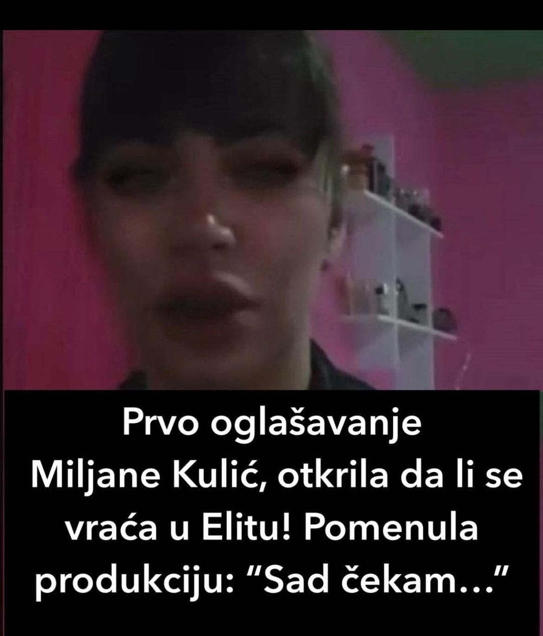 Prvo oglašavanje Miljane Kulić, otkrila da li se vraća u Elitu! Pomenula produkciju: “Sad čekam…”