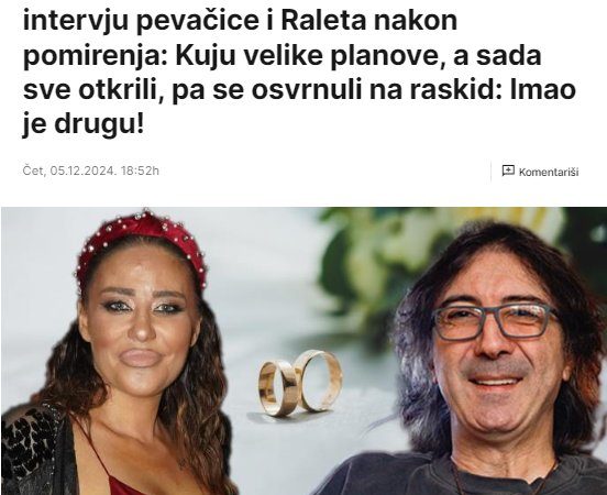 ANA NIKOLIĆ: “UDAJEM SE!” Prvi intervju pevačice i Raleta nakon pomirenja: Kuju velike planove, a sada sve otkrili, pa se osvrnuli na raskid: Imao je drugu!