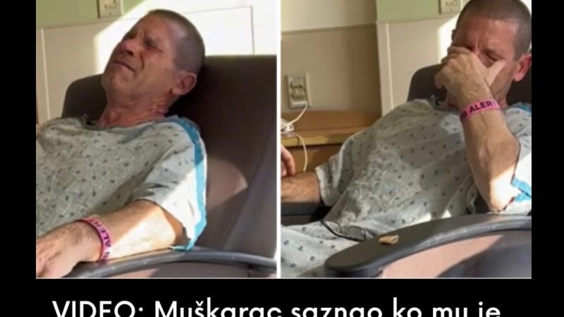 VIDEO: Muškarac saznao ko mu je donirao bubreg i briznuo u plač – i vi ćete